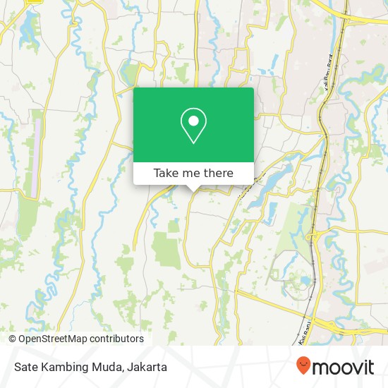 Sate Kambing Muda map