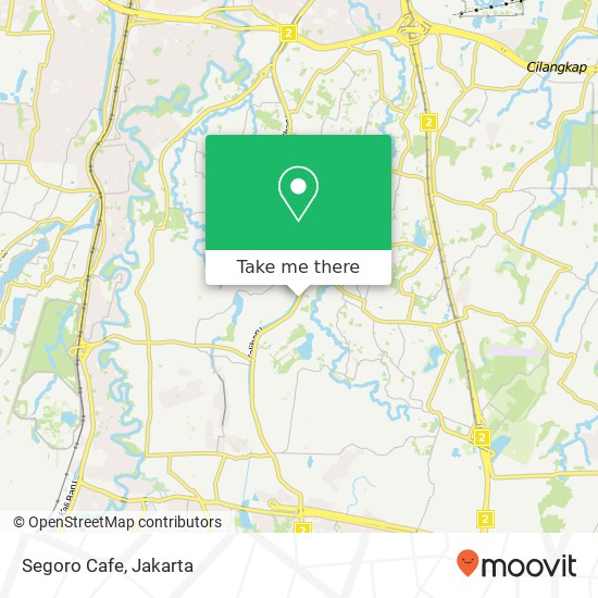 Segoro Cafe, Jalan Raya Bogor Pasar Rebo Jakarta 13710 map