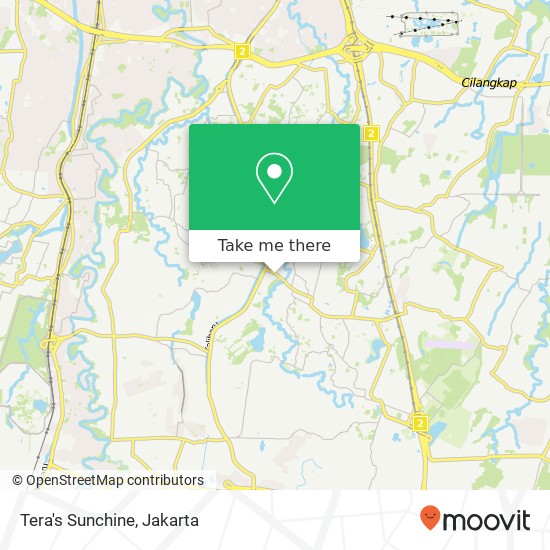 Tera's Sunchine, Jalan Cibubur Pasar Rebo Jakarta Timur 13710 map