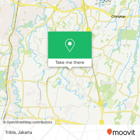 Trible, Gang Lestari Ciracas Jakarta 13720 map