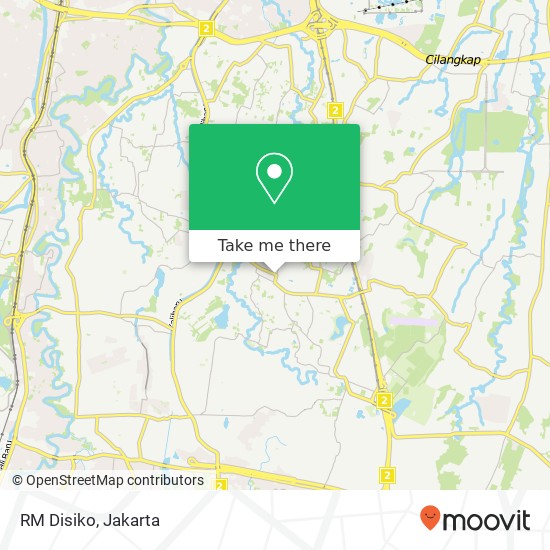 RM Disiko, Jalan Cibubur Ciracas Jakarta 13720 map