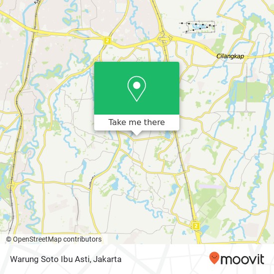 Warung Soto Ibu Asti, Jalan Kampung Baru I Ciracas Jakarta 13730 map