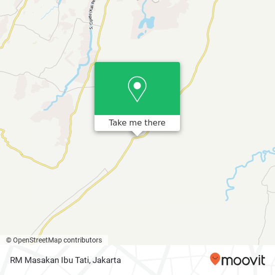 RM Masakan Ibu Tati, Jalan Raya Setu Setu Bekasi 17320 map