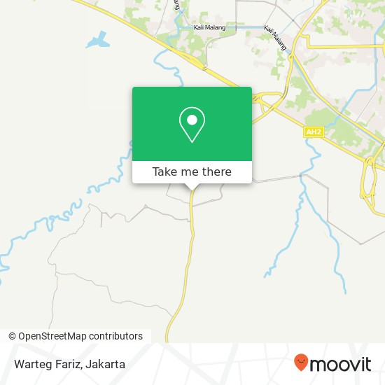 Warteg Fariz, Jalan Raya Cibarusah Cikarang Selatan Bekasi 17320 map