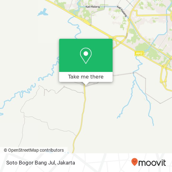 Soto Bogor Bang Jul, Cikarang Selatan Bekasi 17320 map