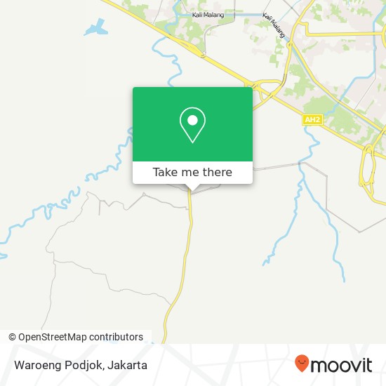 Waroeng Podjok, Cikarang Selatan Bekasi 17320 map