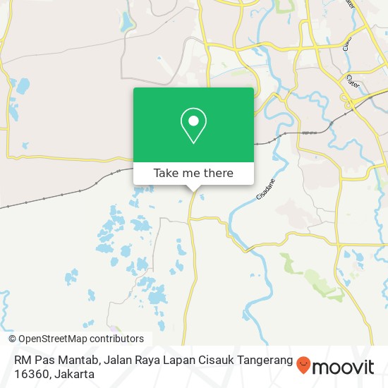 RM Pas Mantab, Jalan Raya Lapan Cisauk Tangerang 16360 map