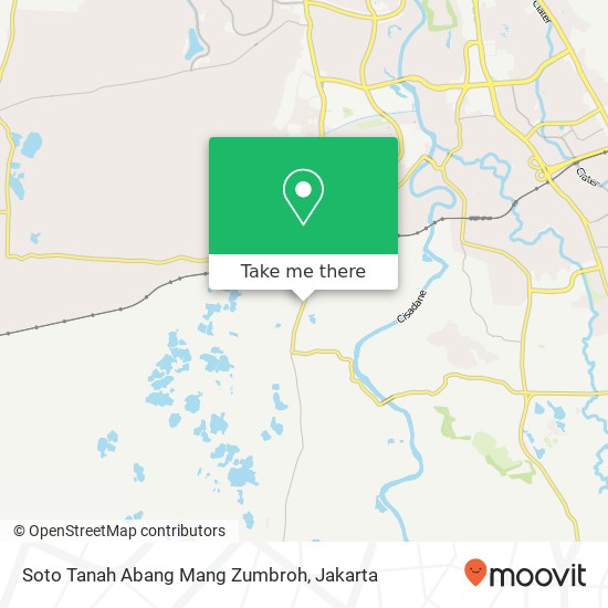 Soto Tanah Abang Mang Zumbroh, Jalan Raya Lapan Cisauk Tangerang 16360 map