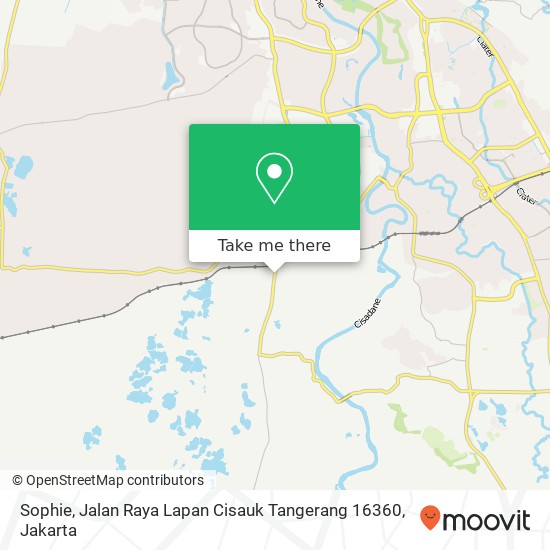 Sophie, Jalan Raya Lapan Cisauk Tangerang 16360 map