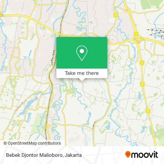 Bebek Djontor Malioboro map