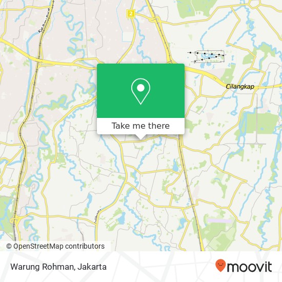 Warung Rohman, Jalan Ciracas Ciracas Jakarta 13740 map