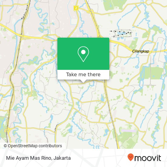 Mie Ayam Mas Rino, Jalan Ciracas Ciracas Jakarta 13740 map
