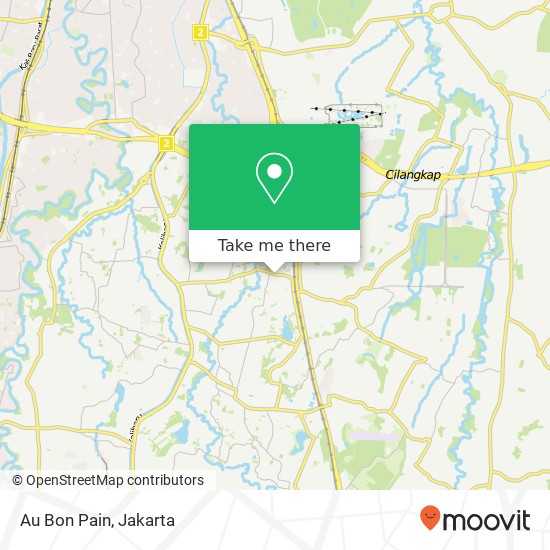 Au Bon Pain, Jalan Ciracas Ciracas Jakarta Timur 13730 map