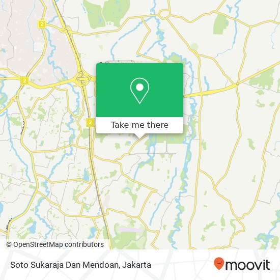 Soto Sukaraja Dan Mendoan, Jalan Raya Setu Cipayung Cipayung Jakarta 13870 map