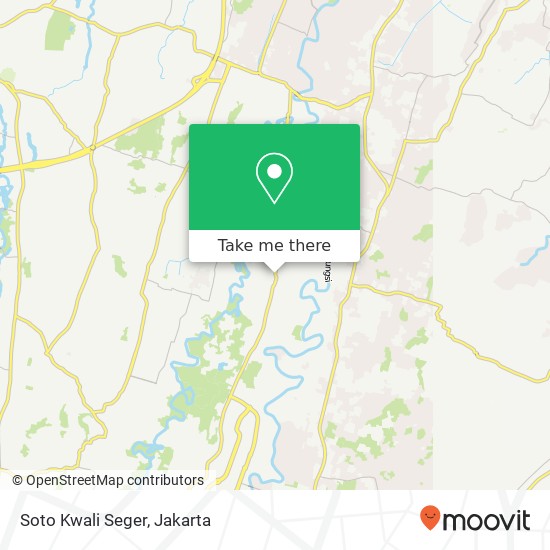 Soto Kwali Seger, Jalan Letda Natsir Gunung Putri Bogor map