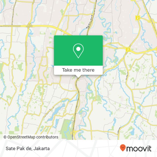 Sate Pak de, Jalan Lenteng Agung Timur Jagakarsa Jakarta 12610 map
