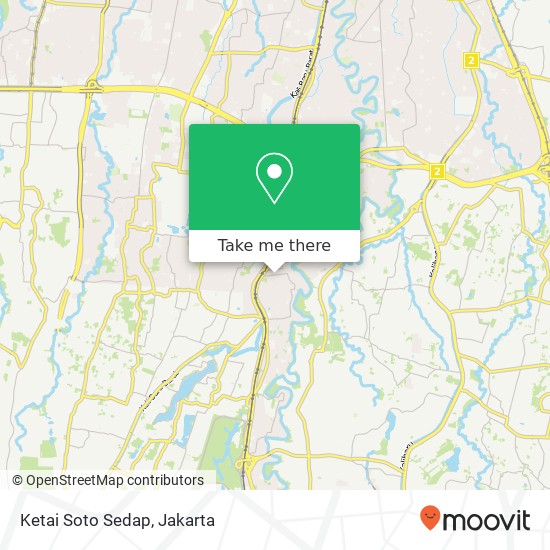 Ketai Soto Sedap, Jalan Agung Raya 1 Jagakarsa Jakarta 12610 map