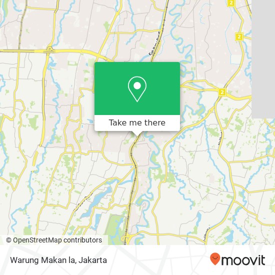 Warung Makan la, Jalan Lenteng Agung Barat Jagakarsa Jakarta 12610 map