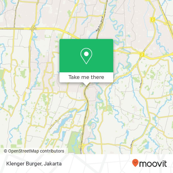Klenger Burger, Jalan Lenteng Agung Barat Jagakarsa Jakarta 12610 map