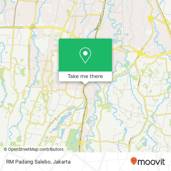 RM Padang Salebo, Jalan Agung Raya 1 Jagakarsa Jakarta 12610 map