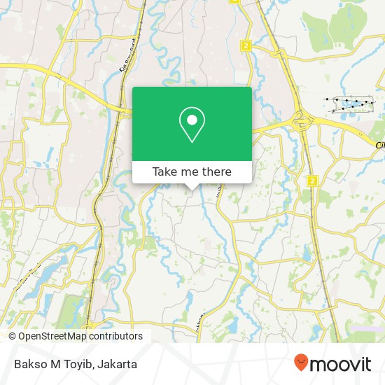 Bakso M Toyib, Jalan Pertengahan Pasar Rebo Jakarta 13770 map