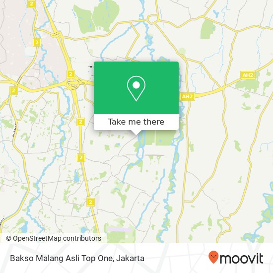 Bakso Malang Asli Top One map