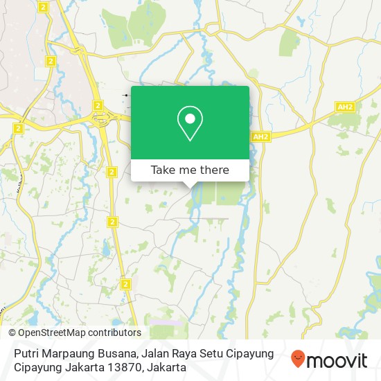 Putri Marpaung Busana, Jalan Raya Setu Cipayung Cipayung Jakarta 13870 map