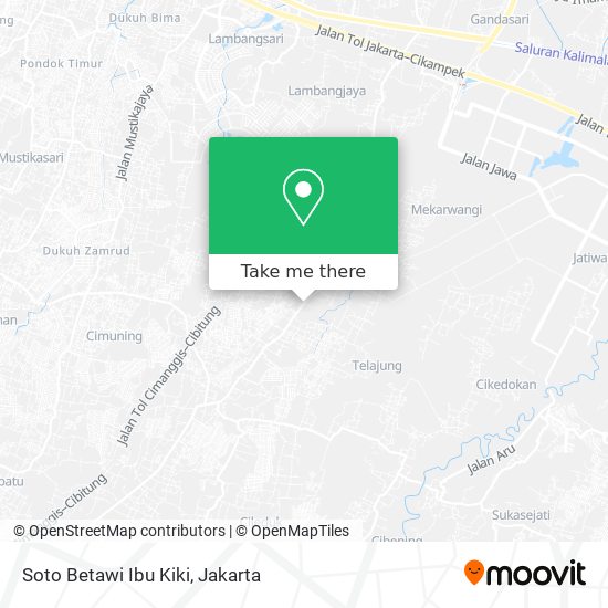 Soto Betawi Ibu Kiki map