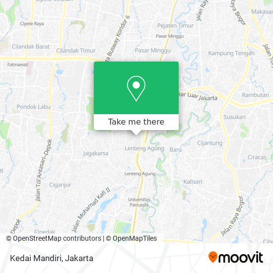 Kedai Mandiri map