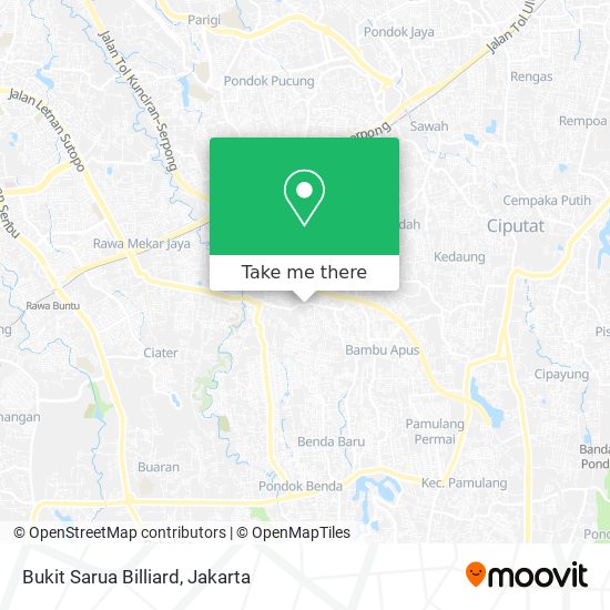 Bukit Sarua Billiard map
