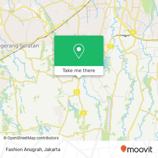 Fashion Anugrah, Jalan Dewi Sartika Ciputat Tangerang map