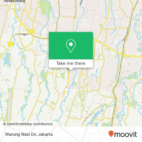 Warung Nasi Dn, Cilandak Jakarta 12450 map