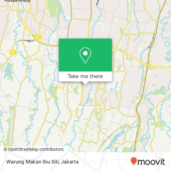 Warung Makan Ibu Siti, Cilandak Jakarta 12450 map