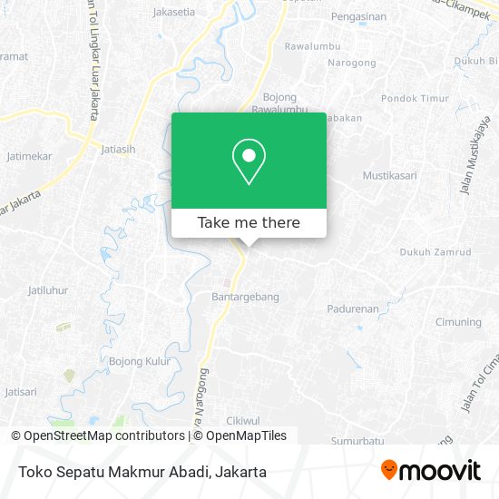 Toko Sepatu Makmur Abadi map