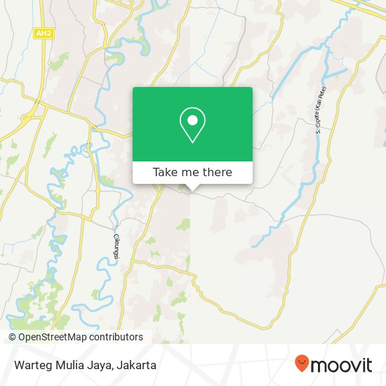 Warteg Mulia Jaya, Jalan Raya Setu Bantar Gebang Mustikajaya Bekasi 17156 map