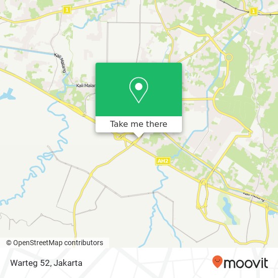 Warteg 52, Jalan Raya Cibarusah Cikarang Selatan Bekasi 17550 map