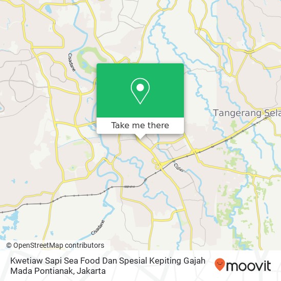 Kwetiaw Sapi Sea Food Dan Spesial Kepiting Gajah Mada Pontianak, Ruko Tol Boulevard Serpong Tangerang map