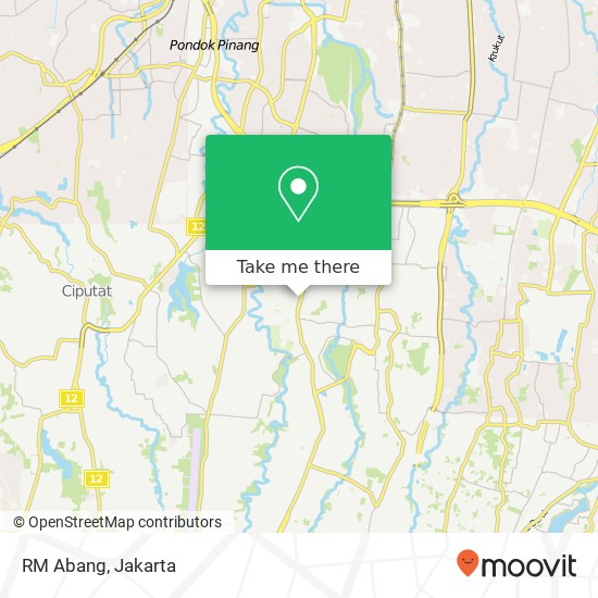 RM Abang, Jalan Pertanian Raya Cilandak Jakarta 12440 map