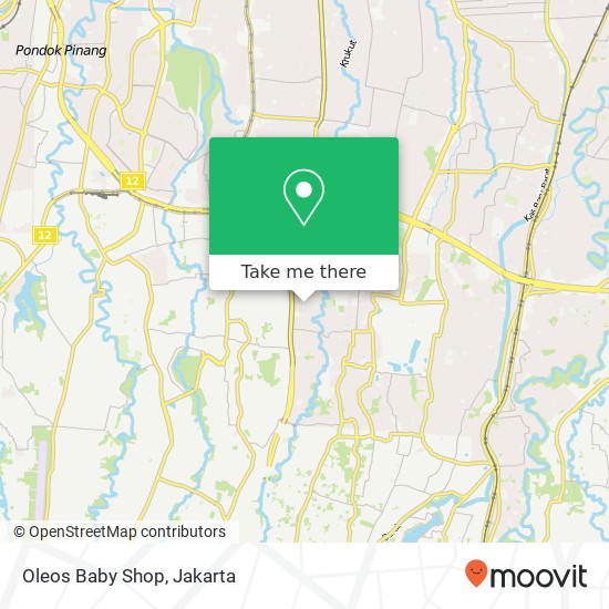 Oleos Baby Shop, Cilandak Jakarta 12450 map