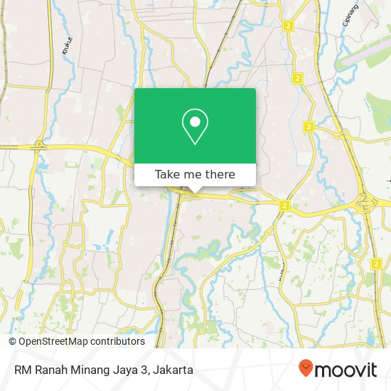 RM Ranah Minang Jaya 3, Jalan T. B. Simatupang Jagakarsa Jakarta 12530 map