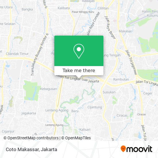 Coto Makassar map