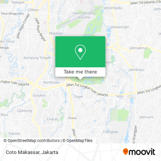 Coto Makassar map