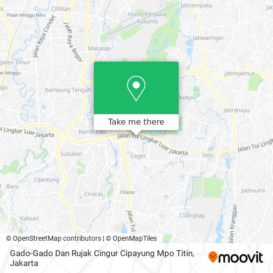 Gado-Gado Dan Rujak Cingur Cipayung Mpo Titin map