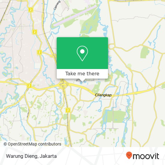 Warung Dieng, Cipayung Jakarta 13820 map
