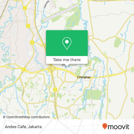 Andes Cafe, Cipayung Jakarta 13820 map