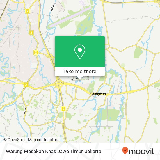 Warung Masakan Khas Jawa Timur, Cipayung Jakarta 13820 map
