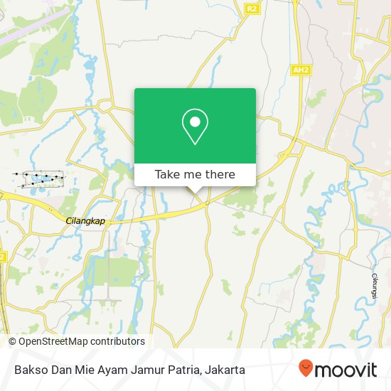 Bakso Dan Mie Ayam Jamur Patria, Jalan Raya Pasar Kecapi Pondok Melati Bekasi 17415 map