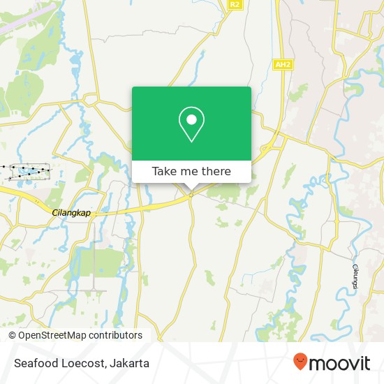 Seafood Loecost, Jalan Raya Kodau Pondok Melati Bekasi 17415 map