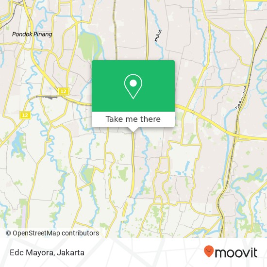 Edc Mayora, Jalan Taman Wijaya Kusuma Bawah Cilandak 12450 map