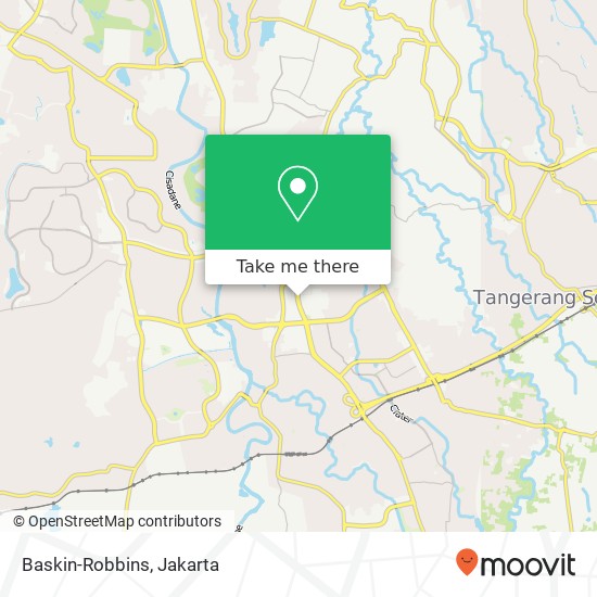 Baskin-Robbins, Jalan Kapt. Soebiando Djojohadikusumo Serpong Tangerang map